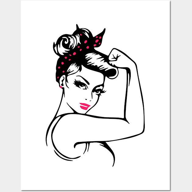 strong independent woman Wall Art by H&G